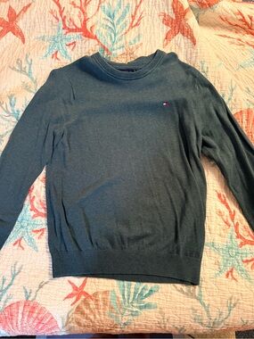 Tommy Hilfiger Forest Green Crewneck Sweater